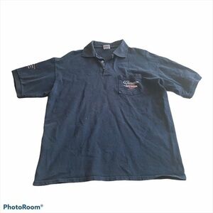 Harley Davidson black polo shirt